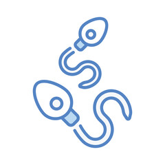 Sperm icon editable stock vector illustration