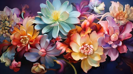 Keuken spatwand met foto bouquet of flowers © Wallpaper