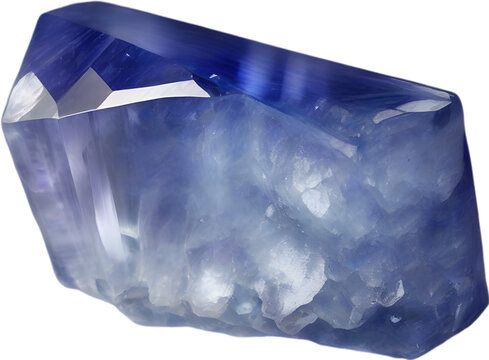 Sapphire stone, colorful gemstone clipart.
