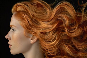 Woman With Long Red Hair