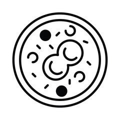 Animal cell icon editable stock vector illustration