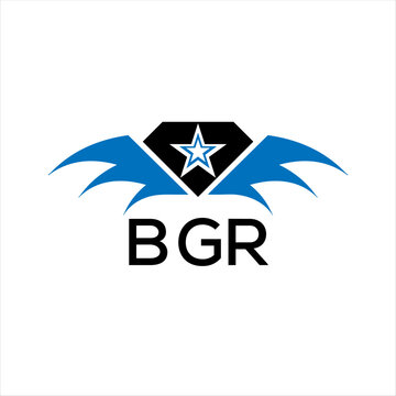 BGR letter logo. technology icon blue image on white background. BGR Monogram logo design for entrepreneur and business. BGR best icon.	
