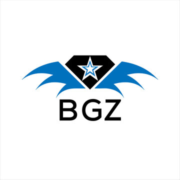BGZ letter logo. technology icon blue image on white background. BGZ Monogram logo design for entrepreneur and business. BGZ best icon.	
