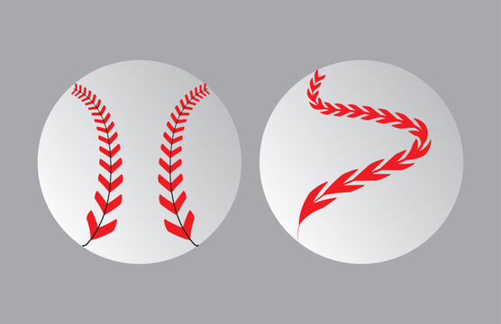 Baseball Ball icon Vector symbol sport illustration cartoon, eps10
