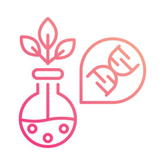 Biochemist icon editable stock vector illustration