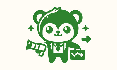 Cute marketing vector Art Style