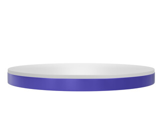 blue plastic container