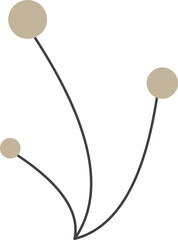 Boho Chic Vibe Element Line SVG