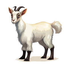 Kiko Goat Clipart clipart isolated on white background