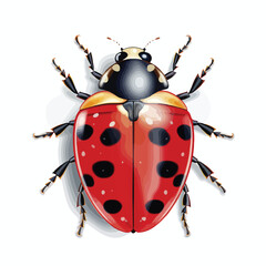 Ladybug single clipart