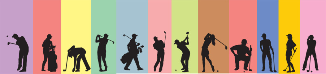 golf silhouette