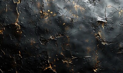 Industrial Grit, Black Scratched Metal Texture for Rugged Surfaces