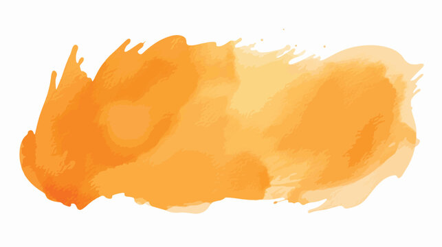 Light orange watercolor hand-drawn 