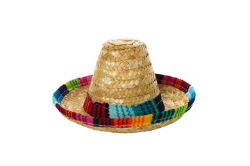 PNG, Mexican sombrero, isolated on white background