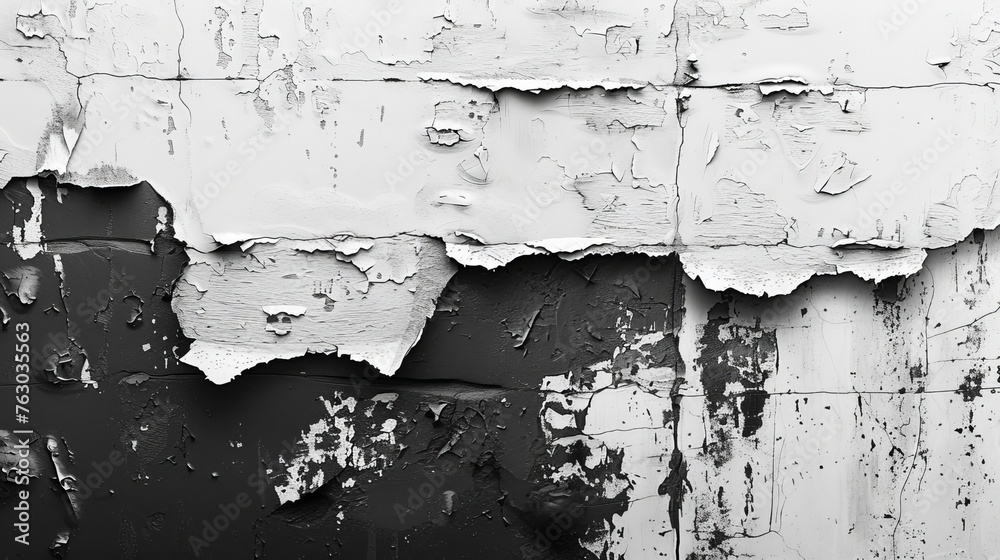 Poster modern illustration of a rough black and white texture. overlay texture with distressed overlay. gru