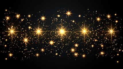 Star light glow template isolated on transparent background
