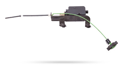 tank lock on a white isolated background. Eco-friendly modern fuels