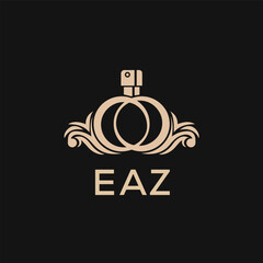 Obraz premium EAZ Letter logo design template vector. EAZ Business abstract connection vector logo. EAZ icon circle logotype. 