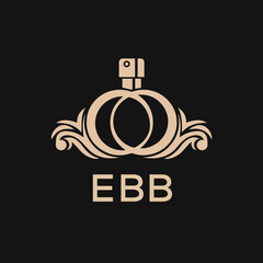 Obraz premium EBB Letter logo design template vector. EBB Business abstract connection vector logo. EBB icon circle logotype. 