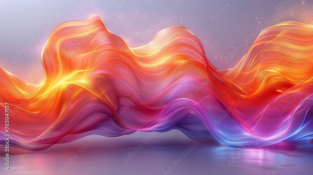 Aufkleber wave liquid shape color background for your design project. modern illustration eps10.