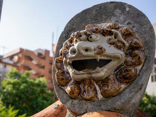 沖縄の魔除け　シーサー
