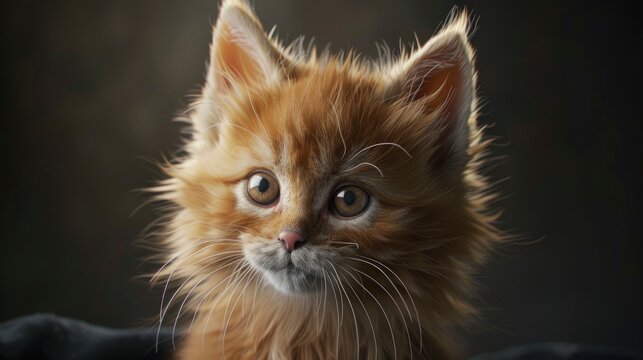 Long Haired Kitten, Banner Image For Website, Background, Desktop Wallpaper
