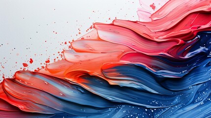 An image of a white background with water color strokes.