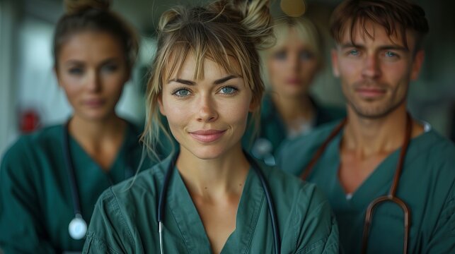 Group of Doctors with Stethoscopes