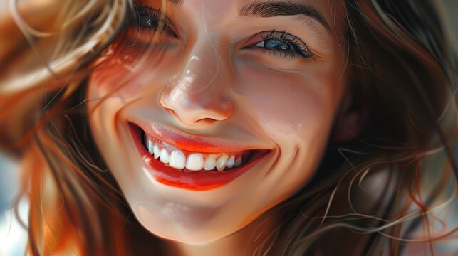Young Smiling Happy Cheerful Owner Woman, Banner Image For Website, Background, Desktop Wallpaper
