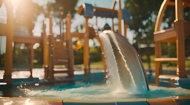 The Exhilarating Experience of a Playground Water Slide