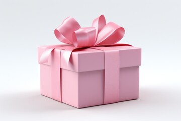 A pink gift box with a pink bow, perfect for any occasion