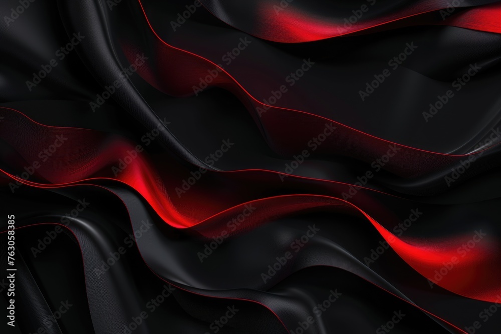 Poster Dark background with red lines, suitable for design projects