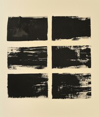 Textured Black Abstract Paintings design