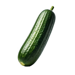 Cucumber Isolated on Transparent or White Background: High-Quality PNG Images