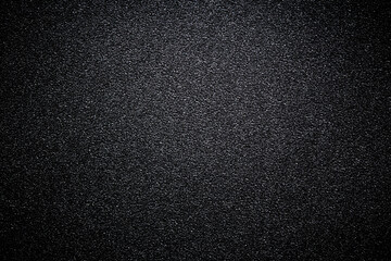 black sandpaper texture background.. - obrazy, fototapety, plakaty