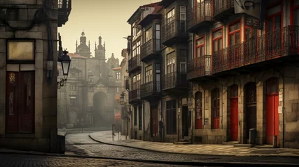 Küchenrückwand glas motiv Photographs of the Porto street landscape. .. © Cybonix