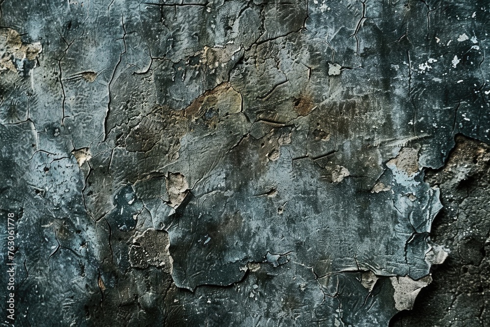 Aufkleber close up of a wall with peeling paint, suitable for background use