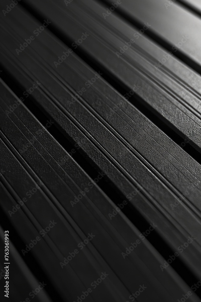 Poster A simple wooden bench captured in black and white, suitable for various design projects