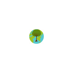 world tree day vector set nature