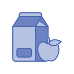 Duo Tone Healthy Food vector icon