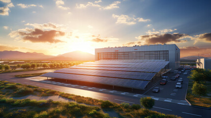 Stateofthet solar panel manufacturing plant produ
