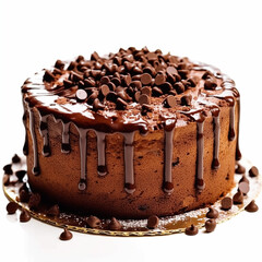 chocolate cake with Chocolate chips