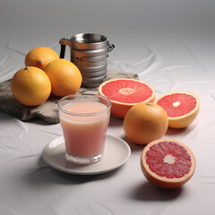 grapefruit and juice