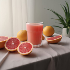 grapefruit and juice
