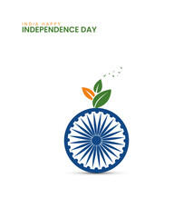 15 August, Happy Independence Day of India, India Independence day creative design for banner. vector illustration