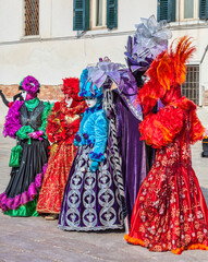Disguised People, Venice Carnival