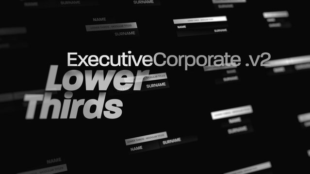 Executive V2 Corporate Lower Thirds 