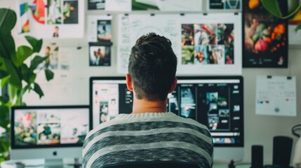 Graphic Designer at Creative Workspace, Perfect for Design and Artistic Projects