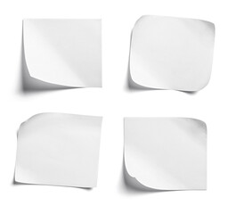 paper message note reminder adhesive sticker blank background white empty sticky tag sign office - 763072575