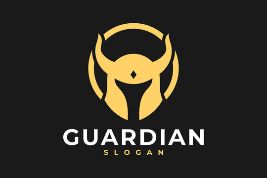 Warrior Guardian Vector Logo Design